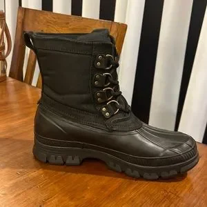 Polo Ralph Lauren Crestwick Winter Duck Boots new black red Mens Size 8 Polo Ralph Lauren Crestwick Men main image 2